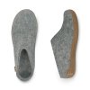 Glerups Slip-on Hjemmesko Med Ldersl Grey