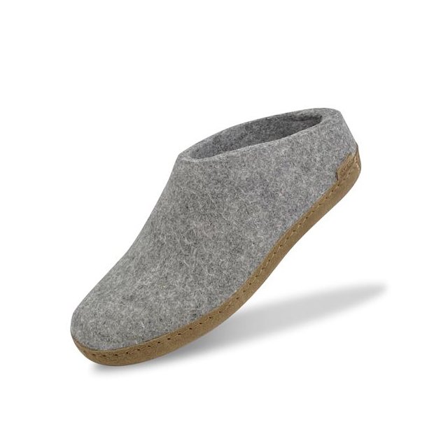 Glerups Slip-on Hjemmesko Med Ldersl Grey