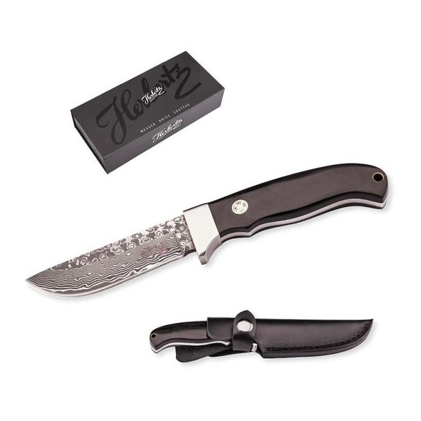 Herbertz Damast Dolk Med Skede - 9cm