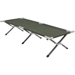 Highlander Aluminium Camp Bed Green