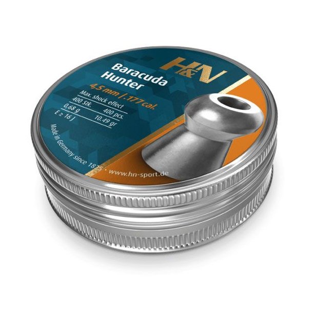 H&N Baracuda Hunter 4,5mm 400stk Luftgevrhagl