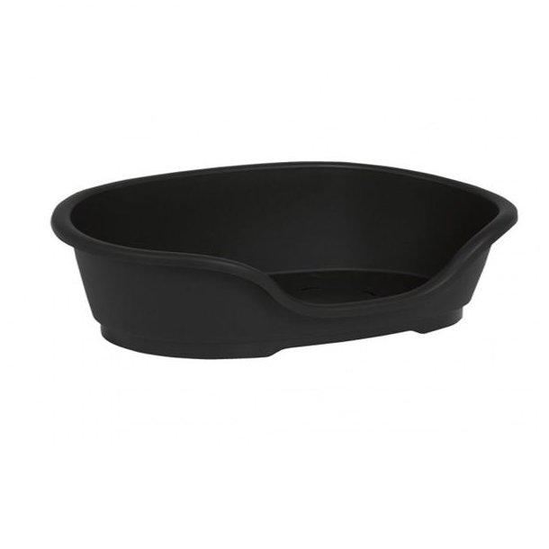 Hundeseng DC Sort Plast 80cm