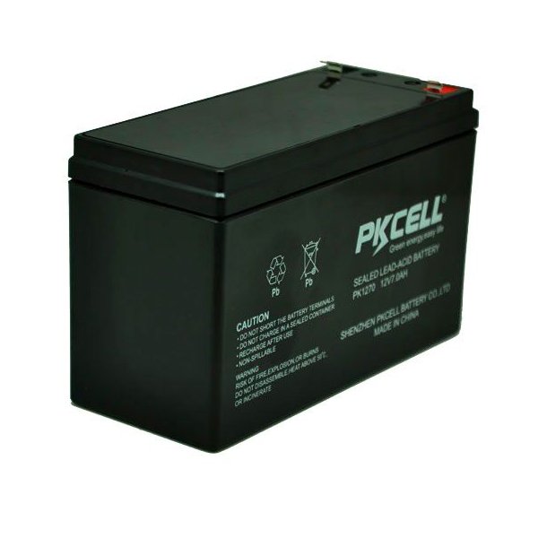Huntcom 12V 7Ah Genopladeligt Blybatteri