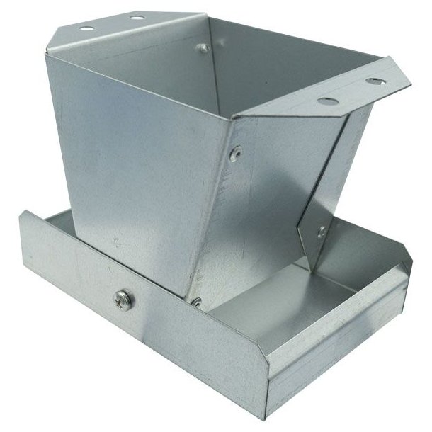 Huntcom Galvaniseret Foderdispenser 10cm Til Fodertnde