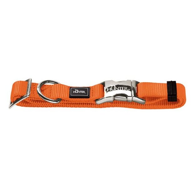 Hunter Halsbnd Nylon Med Snaplock Orange