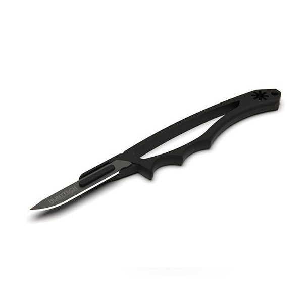 Hunttech Tyrfing 1.0 Sort Kniv Med Udskifteligt Blad