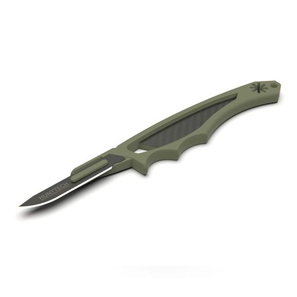 Hunttech Tyrfing 2.0 Grn Kniv Med Udskifteligt Blad