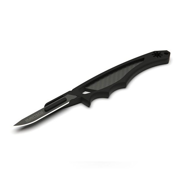 Hunttech Tyrfing 2.0 Sort Kniv Med Udskifteligt Blad