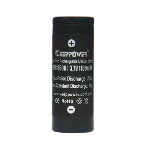 KeepPower Genopladeligt 18500 Batteri 1100mAh