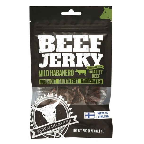 Kuivalihakundi Beef Jerky Mild Habanero Chili 50g