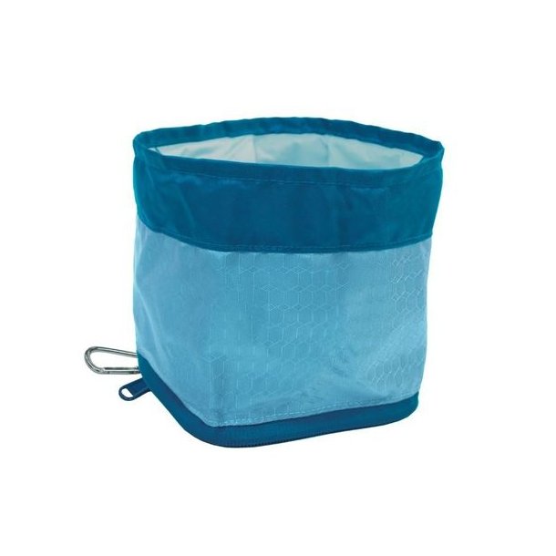 Kurgo Zippy Rejseskl Bl 1,4 Liter - Med Lynls