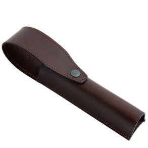 Lder Bundstyks Etui Til Blaser Brun