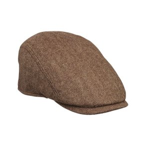 Laksen Astor-Glyn Drivers Flatcap Brown