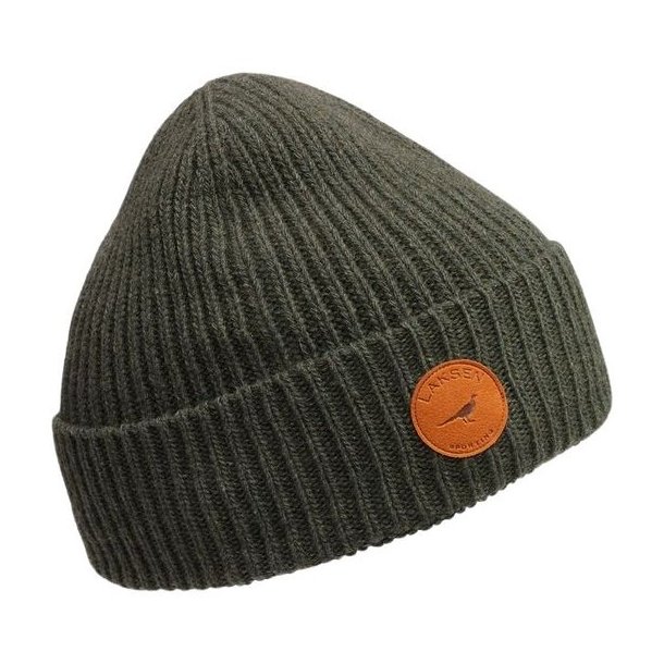 Laksen Dakota Cashmere Beanie Olive