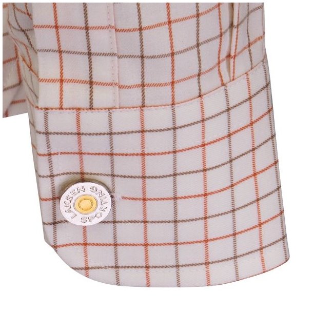 Laksen Harvey Cotton Wool Shirt Camel / Orange