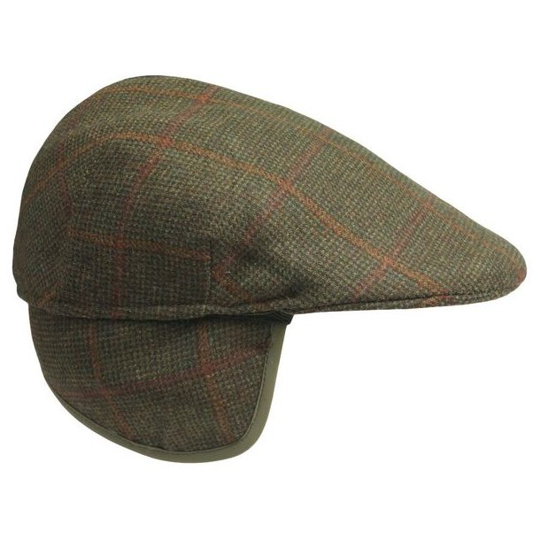 Laksen Hastings Ghillies Flat Cap Green