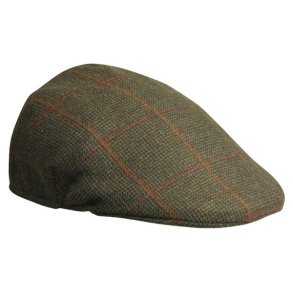 Laksen Hastings Ghillies Flat Cap Green