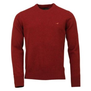Laksen Hoy O-Neck Shirt Old Red