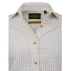 Laksen Iris Cotton Wool Shirt Camel / Green
