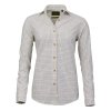 Laksen Iris Cotton Wool Shirt Camel / Green
