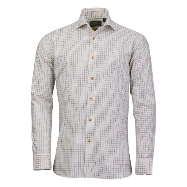 Laksen Irving Cotton Wool Shirt Camel / Green