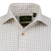 Laksen Irving Cotton Wool Shirt Camel / Green