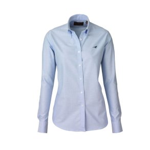 Laksen Notre Dame Oxford Shirt W Light Blue