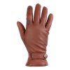 Laksen Sutton Cashmere Shooting Gloves Cognac Lambskin