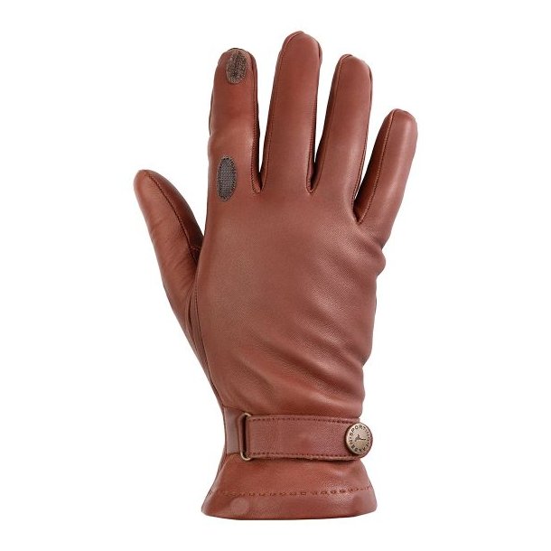 Laksen Sutton Cashmere Shooting Gloves Cognac Lambskin