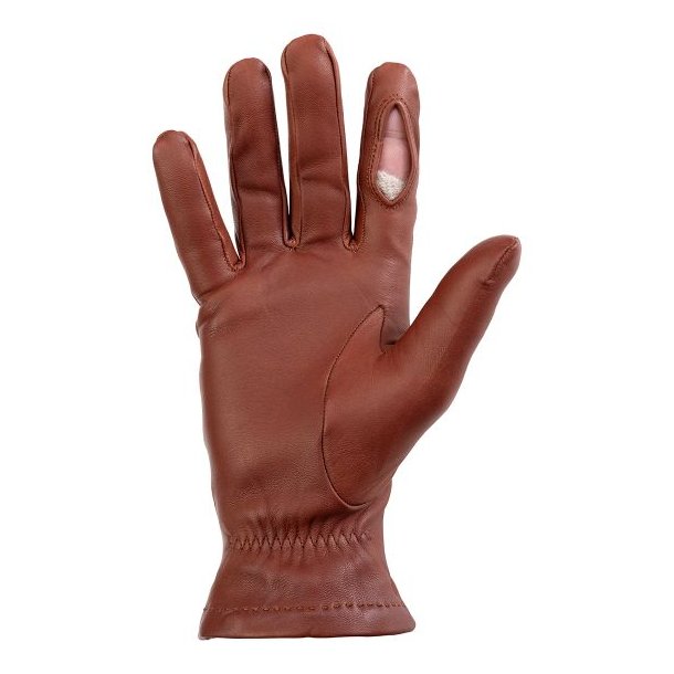 Laksen Sutton Cashmere Shooting Gloves Cognac Lambskin