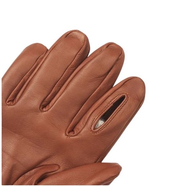 Laksen Sutton Cashmere Shooting Gloves Cognac Lambskin