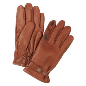 Laksen Sutton Cashmere Shooting Gloves Cognac Lambskin