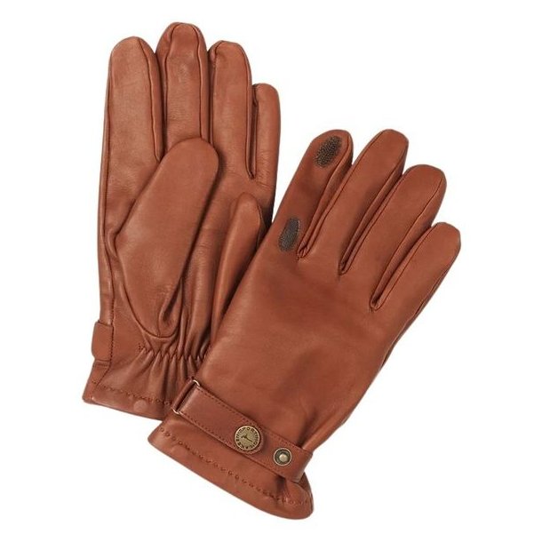 Laksen Sutton Cashmere Shooting Gloves Cognac Lambskin