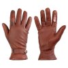 Laksen Sutton Cashmere Shooting Gloves Cognac Lambskin