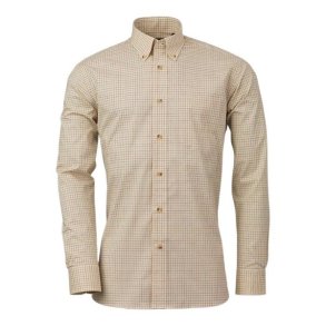 Laksen Tate Sporting Stretch Shirt Brownie / Orange / Cornflower