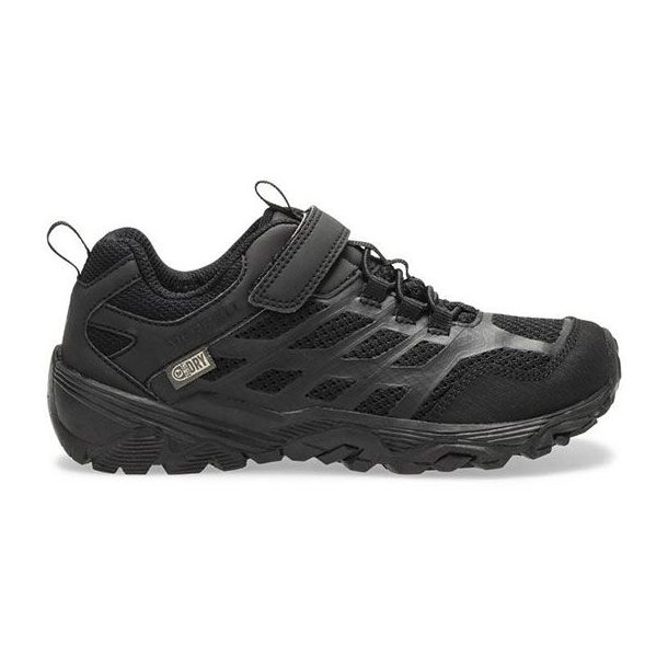 Merrell Moab FST Low A/C WP Kids Sko Black/Black