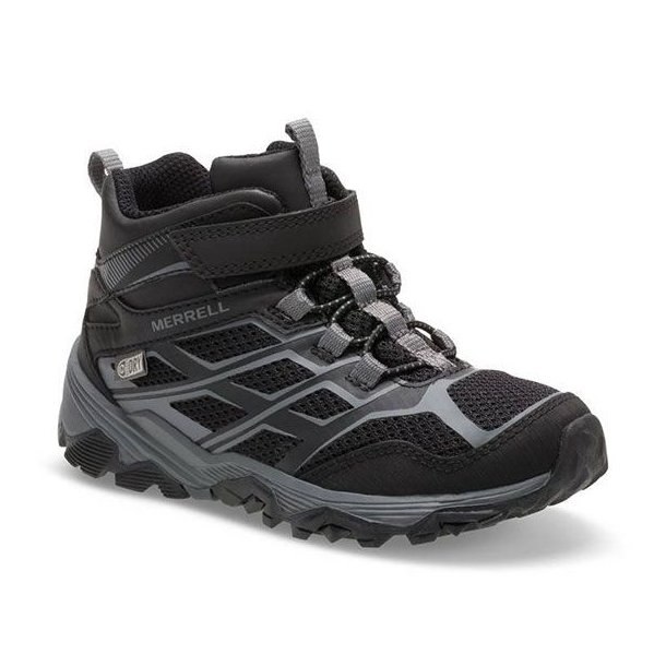 Merrell Moab FST Mid A/C WP Kids Stvle Black