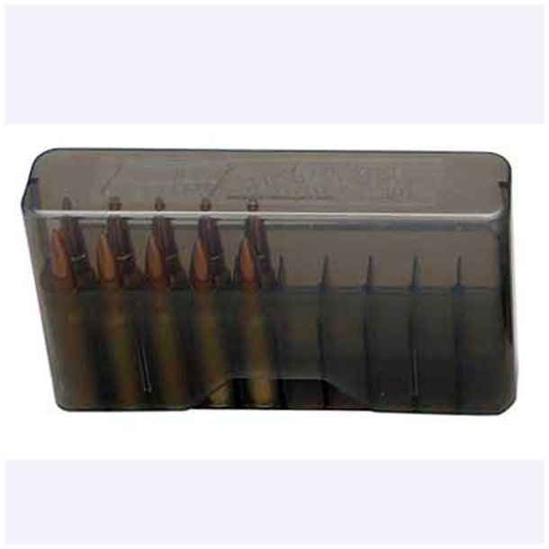 MTM Rifle Case Medium .22-250 20stk Smoke