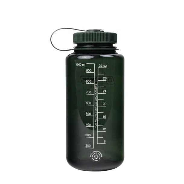 Nalgene Wide Mouth Tritan 1000ml Jade, Drikkeflaske