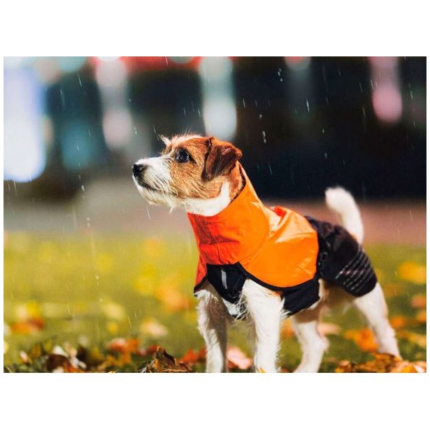 Non-Stop Dogwear Fjord Raincoat 2.0 Black/Orange