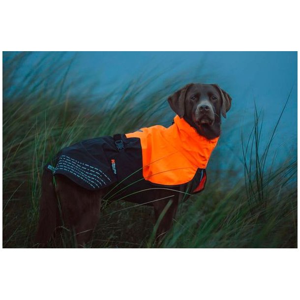 Non-Stop Dogwear Fjord Raincoat 2.0 Black/Orange