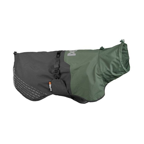 Non-stop dogwear Fjord Raincoat Hundevest Grey/Green, 33