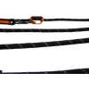 Non-Stop Dogwear Rock Leash  2.3m Black  Hundesnor Adjustable