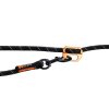Non-Stop Dogwear Rock Leash  2.3m Black  Hundesnor Adjustable