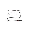 Non-Stop Dogwear Rock Leash  2.3m Black  Hundesnor Adjustable