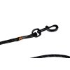 Non-Stop Dogwear Rock Leash  2.3m Black  Hundesnor Adjustable