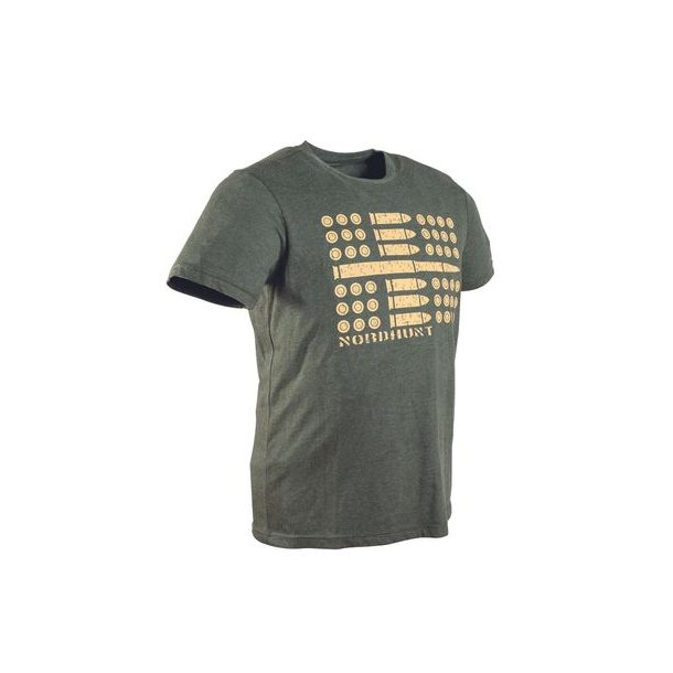 Nordhunt Ammo Flag T-Shirt Olive