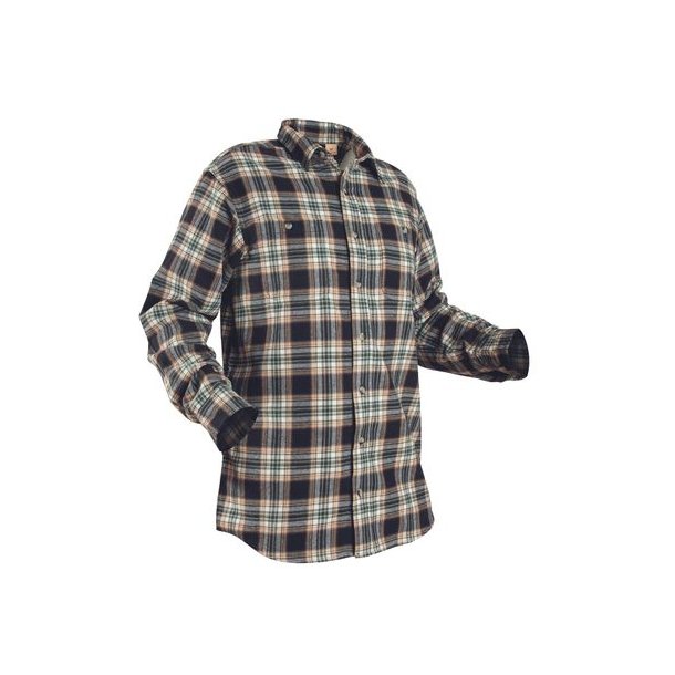 Nordhunt Arizona Flannel Skjorte Olive / Black