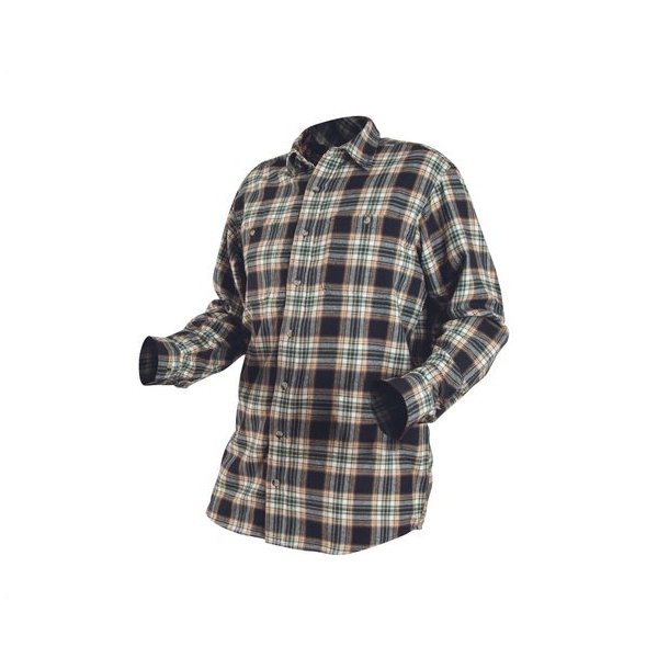 Nordhunt Arizona Flannel Skjorte Olive / Black