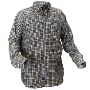 Nordhunt Banknock Skjorte Grn/ Bl Ternet